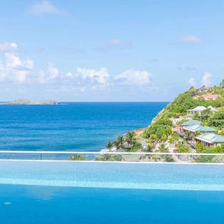 Villa Pool at WV UPS, Pointe Milou, St. Barthelemy