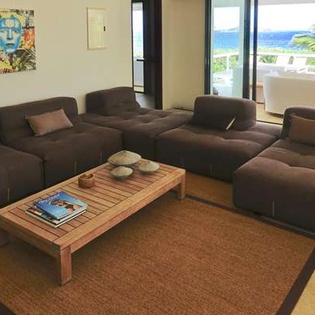 Living Room at WV ABT, Anse des Cayes, St. Barthelemy