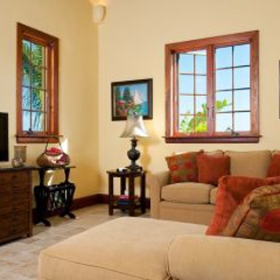 Living Room at IE MIR, Sapodilla Bay, Turks & Caicos