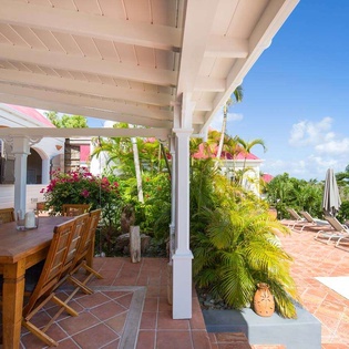 Terrace at WV PAS, Lurin, St. Barthelemy
