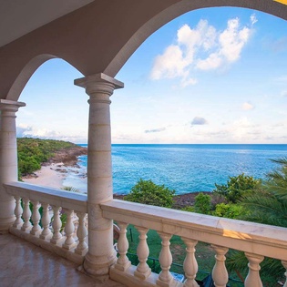 The view from AXA CAS, Little Bay, Anguilla