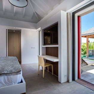 Bedroom at WV NGE, St. Jean, St. Barthelemy