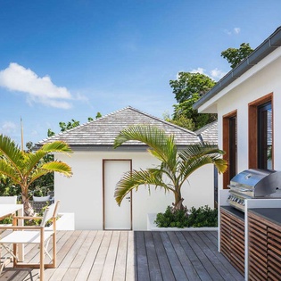 Deck at WV CAA, Pointe Milou, St. Barthelemy