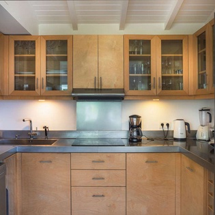 Kitchen at WV ART, Flamands, St. Barthelemy