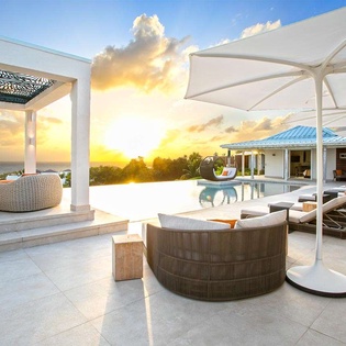Villa Pool at PIE AVN, Hillside/Terres Basses, St. Martin