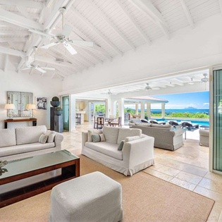Living Room at SXM SUD, Hillside/Terres Basses, St. Martin