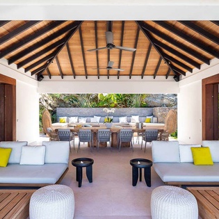 Living Room at WV LER, Colombier, St. Barthelemy