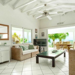 Living Room at WV REL, St. Jean, St. Barthelemy