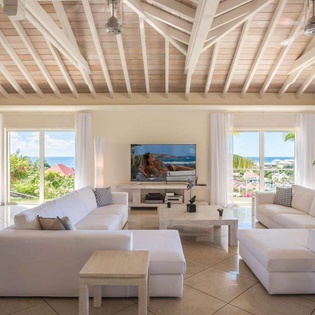 Living Room at WV PRE, Gustavia, St. Barthelemy