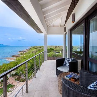 Terrace at AXA KAM1, Little Harbour, Anguilla