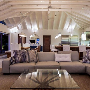 Living Room at WV MER, Gouverneur, St. Barthelemy