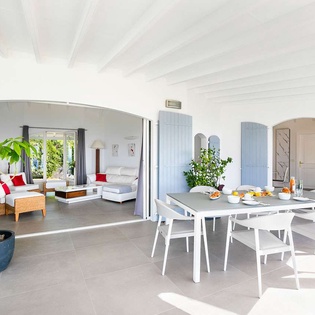 Dining Room at WV TAN, Colombier, St. Barthelemy