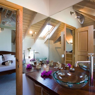 Bedroom at WV BEA, Marigot Beach, St. Barthelemy