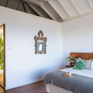 Bedroom at WV LER, Colombier, St. Barthelemy