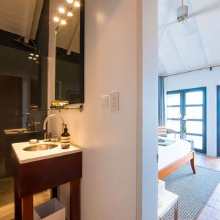 Bathroom at WV LUM, Flamands, St. Barthelemy