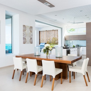 Dining Room at TC BEB5, Babalua Beach, Turks & Caicos