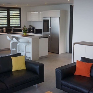 Living Room at WV CLR, Lorient, St. Barthelemy