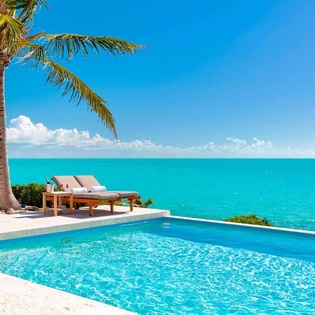 Villa Pool at TC BRE, Long Bay Beach, Turks & Caicos