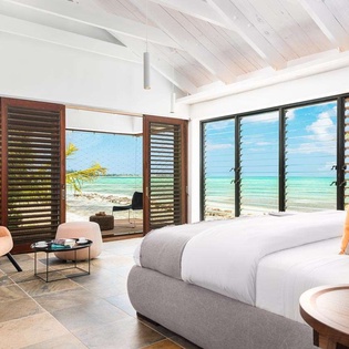 Bedroom at PL SLS, Thompson Cove, Turks & Caicos