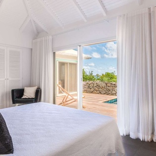 Bedroom at WV STC, Camaruche, St. Barthelemy