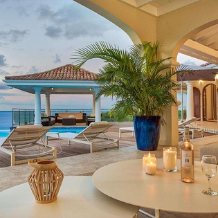 Terrace at PIE HAP, Mt. Choisy, St. Martin