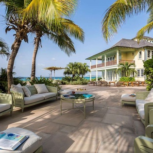Patio at AXA SAN, Long Bay, Anguilla