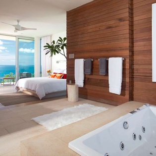 Bathroom at ANI EST, Little Bay, Anguilla