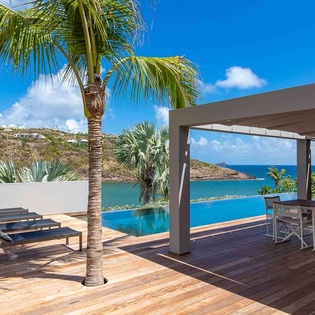 Villa Pool at WV GRO, Marigot, St. Barthelemy
