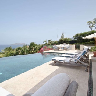 Villa Pool at WV BTR, Pointe Milou, St. Barthelemy