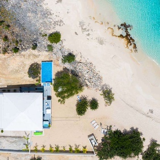 Aerial photo of AXA SBH, Little Bay, Anguilla