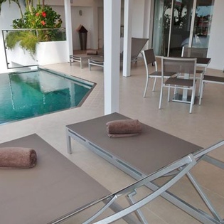 Terrace at WV ROS, Gustavia, St. Barthelemy