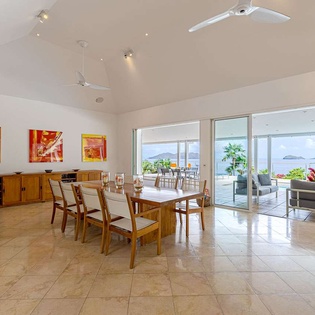 Dining Room at WV EMM, Lorient, St. Barthelemy