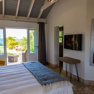 Bedroom at WV ZEN, Pointe Milou, St. Barthelemy