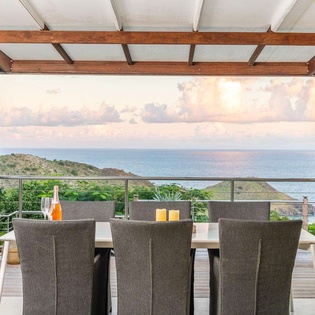 Terrace at WV BEL, Vitet, St. Barthelemy
