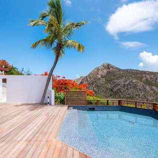 Villa Pool at WV JAB, Petite Saline, St. Barthelemy