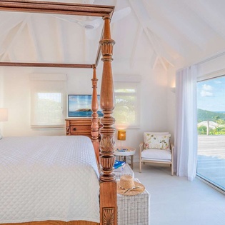 Bedroom at WV AIR, St. Jean, St. Barthelemy