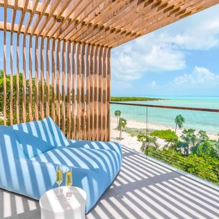 Terrace at TC BLM, Long Bay Beach, Turks & Caicos