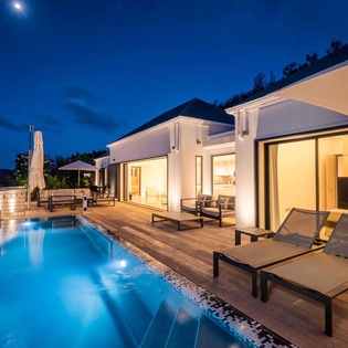 Villa Pool at WV CIO, Grand Cul de Sac, St. Barthelemy