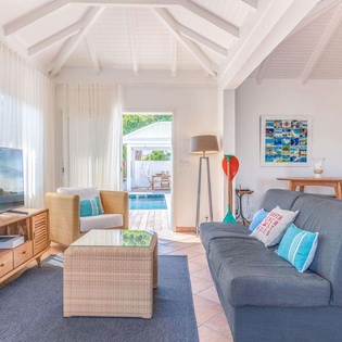 Living Room at WV STC, Camaruche, St. Barthelemy