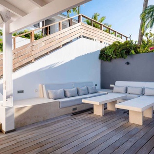 Deck at WV VNA, Vitet, St. Barthelemy