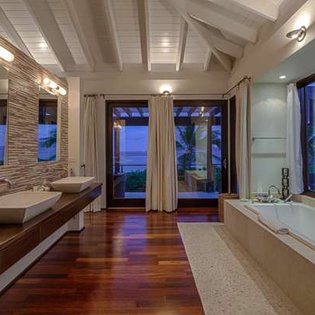 Bathroom at AXA KAM3, Little Harbour, Anguilla