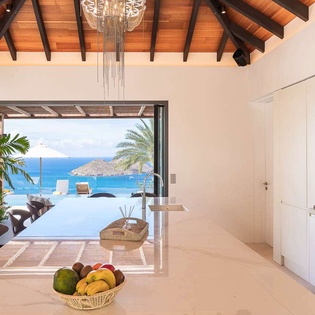 Kitchen at WV LER, Colombier, St. Barthelemy