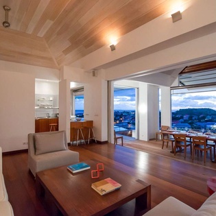 Interior of WV LAM, Gustavia, St. Barthelemy