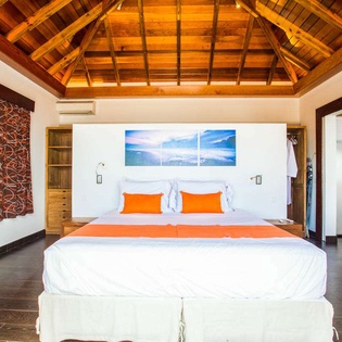 Bedroom at WV ATO, Toiny, St. Barthelemy