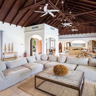Living Room at PIE LAS, Simpson Bay Lagoon, St. Martin