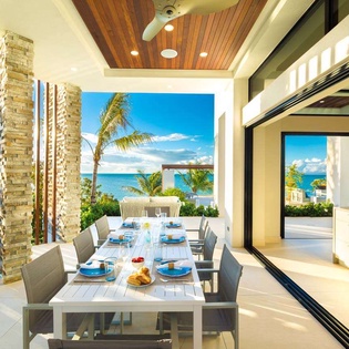 Dining Room at TC WIN, Turtle Tail, Turks & Caicos