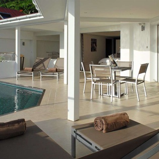 Terrace at WV ROS, Gustavia, St. Barthelemy