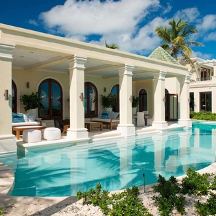Villa Pool at TC LDV, Long Bay Beach, Turks & Caicos