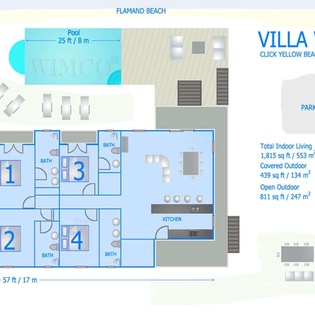 Floorplan of WV ISA, Flamands, St. Barthelemy