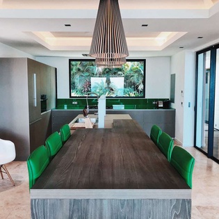 Dining Room at WV JSA, Lurin, St. Barthelemy